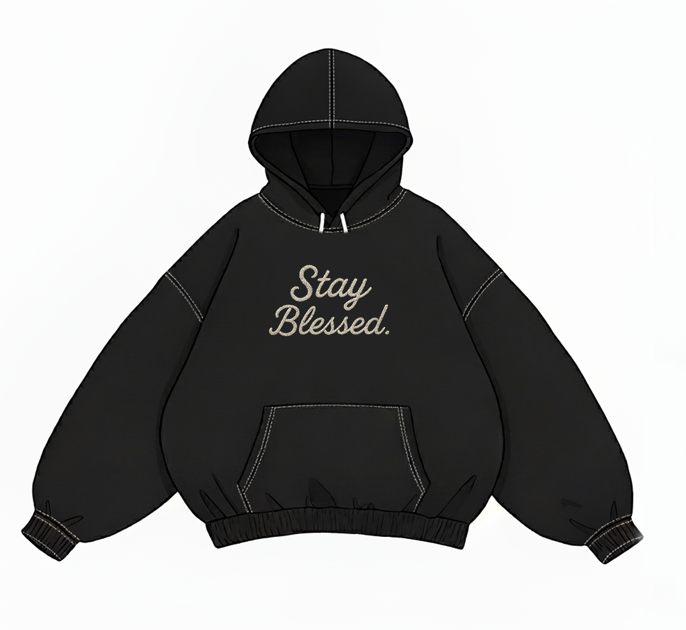 Stay Blessed – Black Hoodie